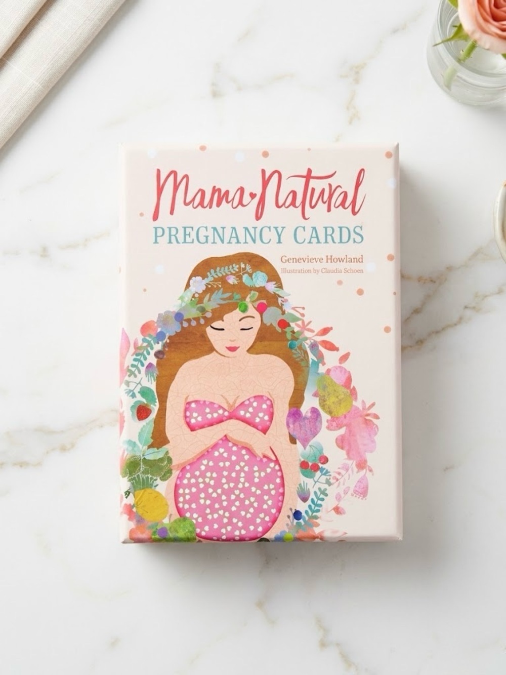 Mama Natural Pregnancy Affirmation Cards Deck Set Complete Genevieve Howland NEW